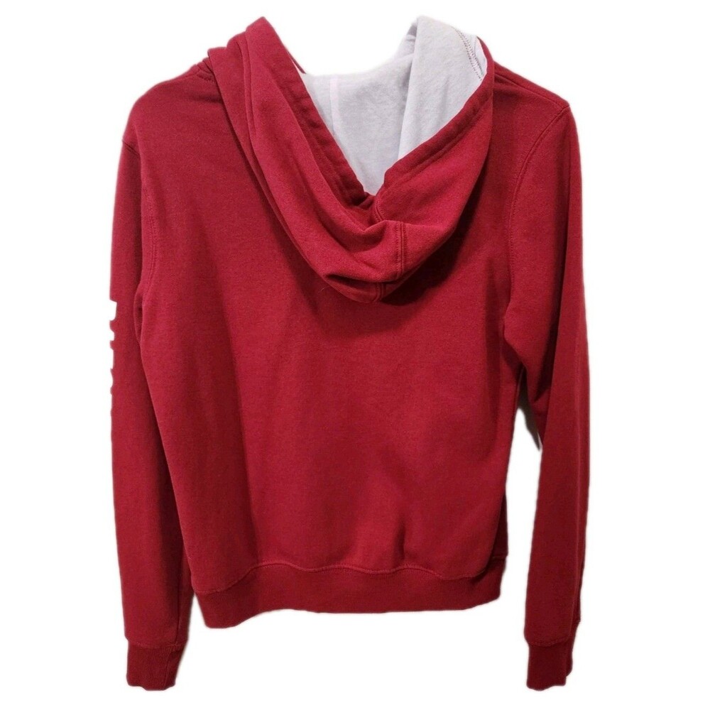 Colosseum Arkansas Razorbacks Womens Hoodie Small Red Sleeve Graphic Sweatshirt - Picture 4 of 8